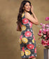 Printed Bodycon Waistless Dress